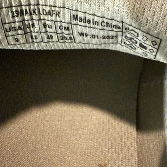 Vionic 23Walk Grey Suede Orthotic Walking Arch Support Comfort Loafer NWOT - Picture 11 of 12